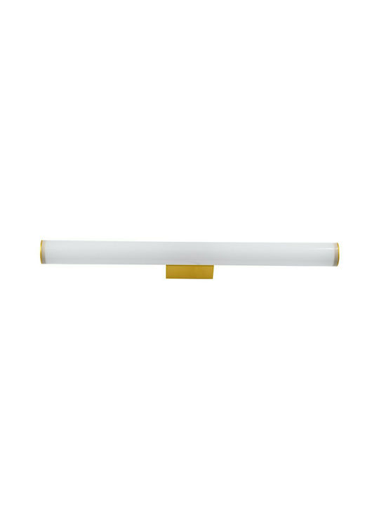 GloboStar Mabel Modern Lamp Bathroom with Integrated LED and Natural White Light Gold 10x5cm