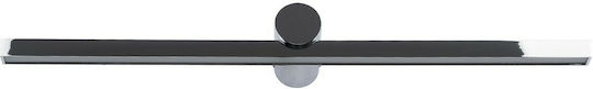 GloboStar Rosa Modern Lamp Bathroom with Integrated LED and Natural White Light Silver 15x7cm