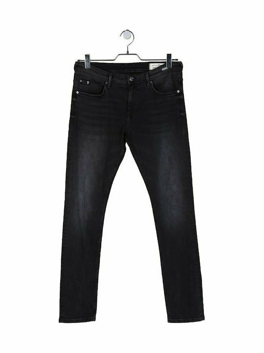 Piers Men's Jeans Pants with Slim Fit Black