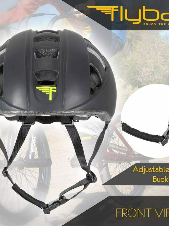 Flybar Junior Sports Helmet Παιδικό Κράνος για Rollers Μαύρο