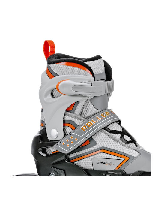 Roller Derby Stingray R7 Inline Αυξομειούμενα Rollers Γκρι Παιδικά