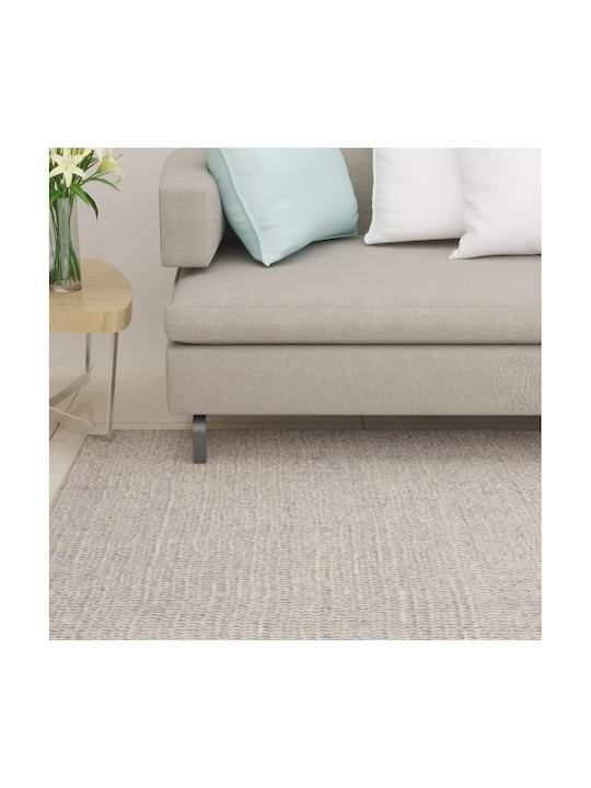 vidaXL Rug Rectangular Sand