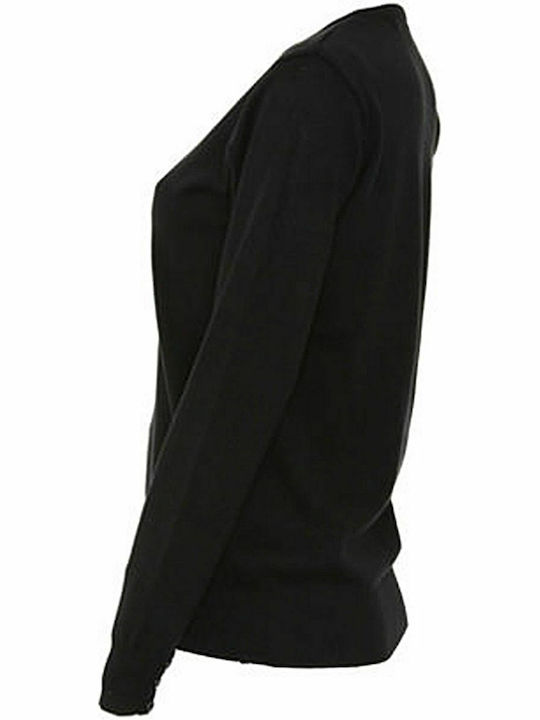 Kustom Kit Women's Long Sleeve Promotional Cardigan Black