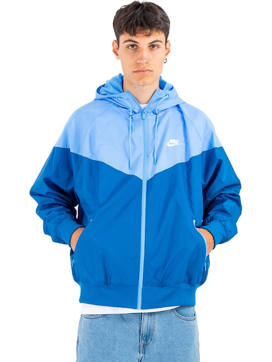 Sportswear Jacket Windproof Blue