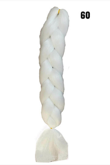 Hair Duty Hairpieces in White Color 125cm