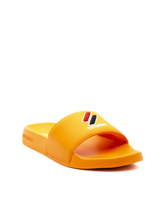 Superdry Slides σε Πορτοκαλί Χρώμα