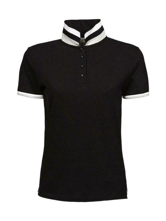 Tee Jays 1403 Women's Short Sleeve Promotional Blouse Black