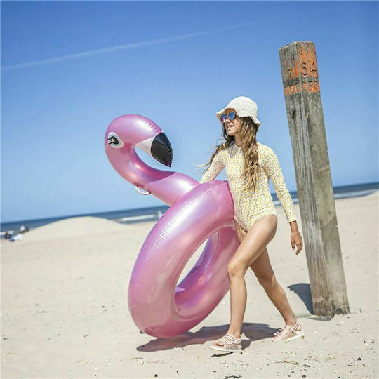 Swim Essentials Swim Essentials Παιδικό Σωσίβιο Κουλούρα Φλαμίνγκο με Διάμετρο 100εκ. Ροζ