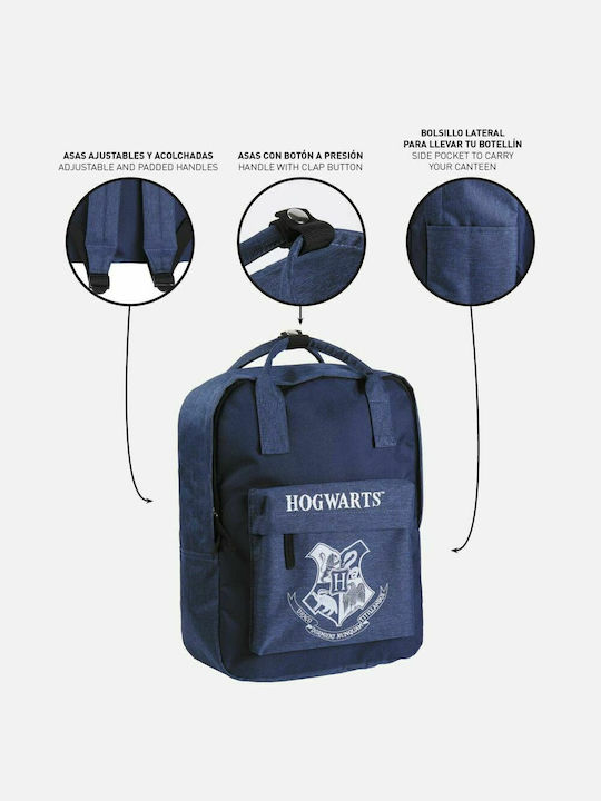 Harry Potter Σχολική Τσάντα Πλάτης Νηπιαγωγείου Μπλε