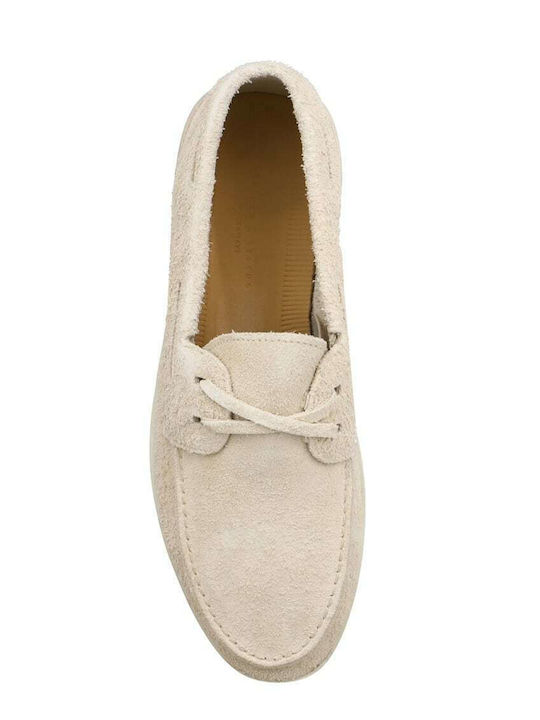 X John Legend Signature Plushwave Δερμάτινα Ανδρικά Boat Shoes Cream