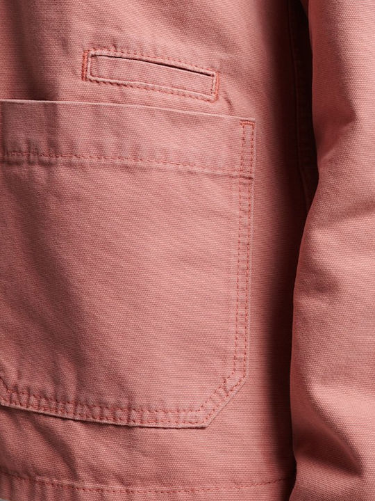 Vintage Chore Γυναικείο Ροζ Overshirt