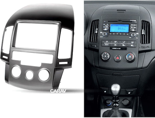DIN Fascia Panels 2 Din for Hyundai i30 Manual Air Condition 2007 - 2012 for Hyundai i30 2007 2012