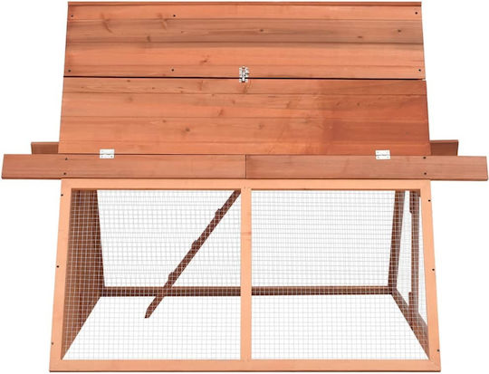 vidaXL 171458 Wooden Cage for Rabbits 152x127x109.5cm