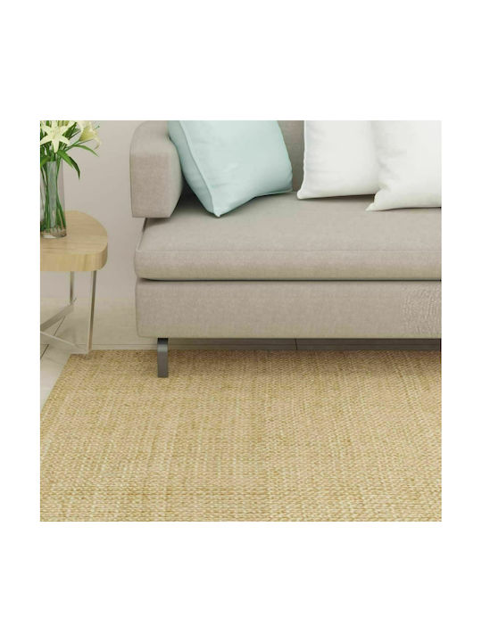 vidaXL Rug Rectangular Summer Beige