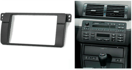 DIN Fascia Panels 2 Din for BMW E46 1999 - 2004 for BMW E46 1999 2004