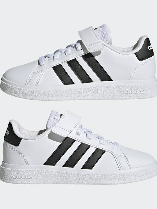 Grand Court GRAND COURT 2.0 Kids Sneakers with Scratch Cloud White / Core Black