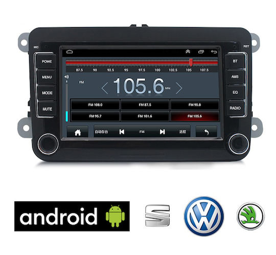 Sistem Audio Auto pentru Seat Leon / Altea / Toledo Skoda Octavia / Superb / Roomster / Fabia / Yeti Volkswagen Magazin online de golf / Polo / Passat 2004-2009 (Bluetooth/USB/WiFi/GPS/Apple-Carplay/Android-Auto) cu Ecran Tactil 7"