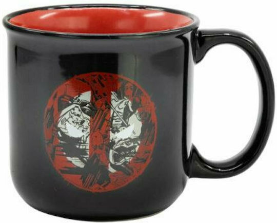 Stor Deadpool Κούπα Κεραμική Μαύρη 400ml