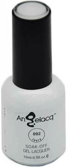 Angelacq Angelacq Ημιμόνιμο Βερνίκι Νυχιών 092 Ivory 15ml