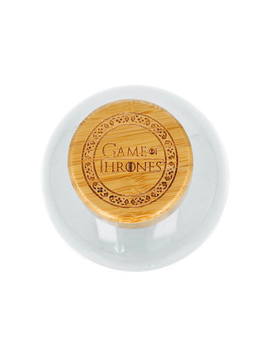 Stor Glass Water Bottle with Screw Cap Game Thrones Transparent 620ml