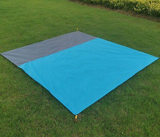Waterproof Picnic Blanket 210x200cm in Light Blue Colour