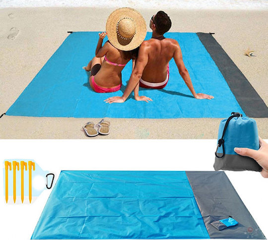 Waterproof Picnic Blanket 210x200cm in Light Blue Colour