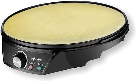 Hoomei Креп машина 30см Черен 1200W