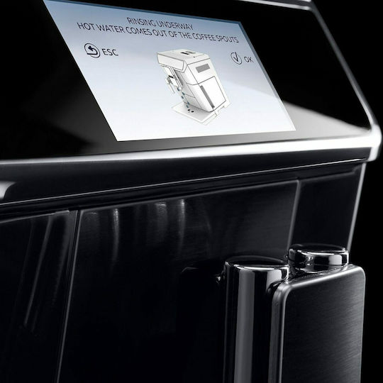 De'Longhi ECAM 656.75.MS Automatic Espresso Coffee Machine 1450W Pressure 15bar for Cappuccino with Grinder Silver
