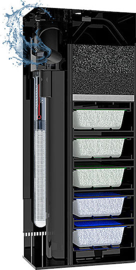 Ciano Emotions Pro 60 Mystic Fish Aquarium Capacity 108lt with Lighting and 61.2x40.2x56cm Beige