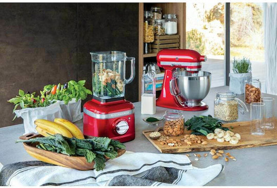 Kitchenaid K400 Artisan Μπλέντερ με Γυάλινη Κανάτα 1.4 lt 1200W Candy Apple