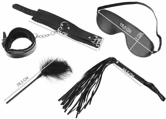 BDSM Kit σε Μαύρο Χρώμα 12τμχ