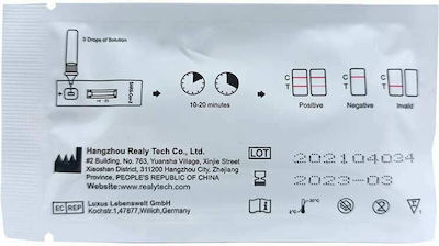 Realy Novel Coronavirus SARS-Cov-2 Antigen Rapid Test with Nasal Sample 20pcs