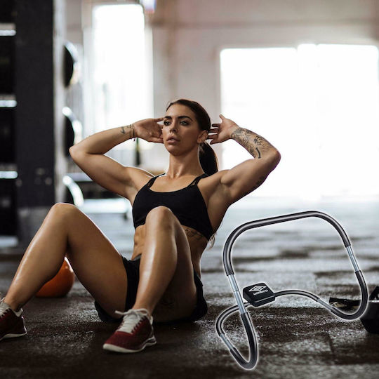 Umbro Trainer and Crunch Roller Exerciser ED-26883 Τραμπάλα Κοιλιακών Μαύρη με Στρωματάκι