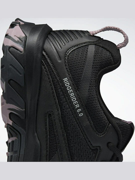 Reebok Ridgerider 6 Women's Hiking Shoes Core Black Pure Grey 3 Infused Lilac