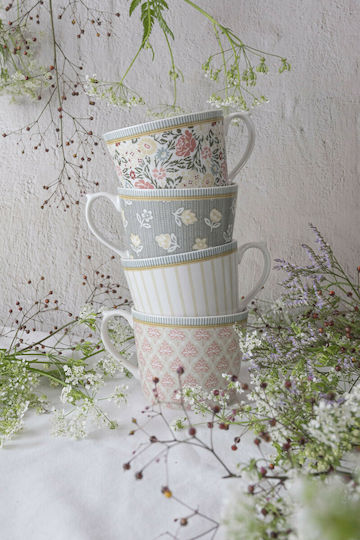 Laura Ashley Tea Collectables Becher aus Porzellan Beige 300ml