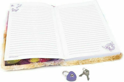 Nebulous Stars Notebook with Lock Purple