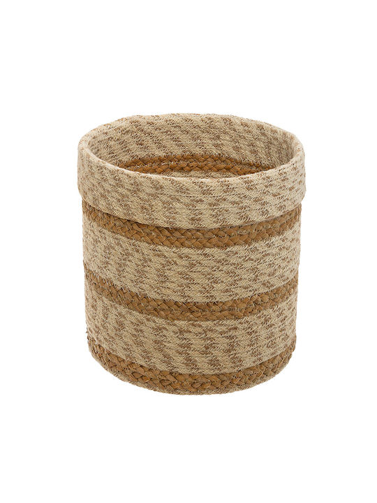 Wicker Decorative Baskets Set Beige 4pcs Spitishop