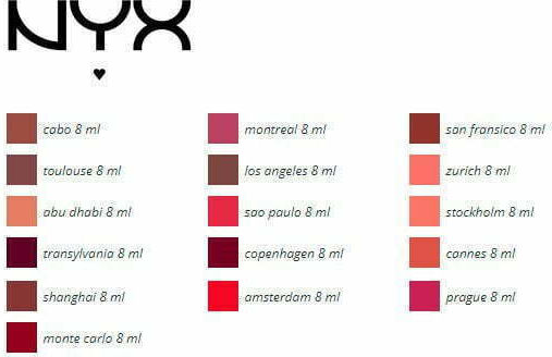 NYX Professional Makeup Soft Matte Lip Cream Liquid Lipsticks Matte 36 Los Angeles 8ml