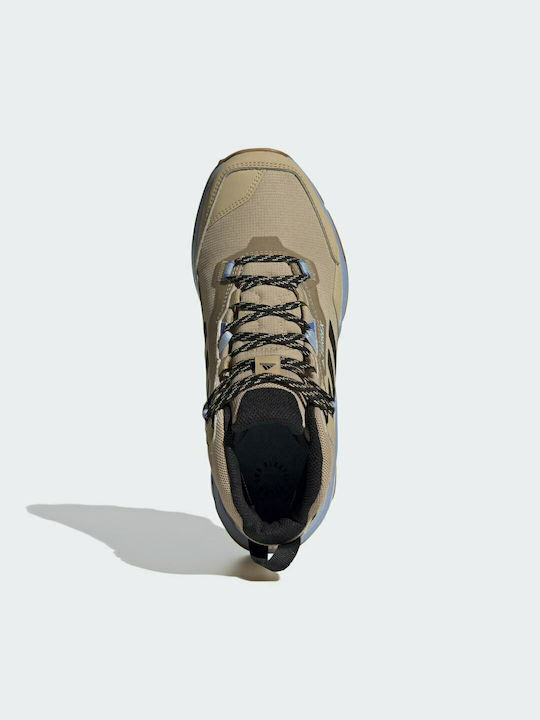 adidas Terrex AX4 Gtx Women's Hiking Waterproof Boots with Gore-Tex Membrane Beige Tone Core Black Ambient Sky