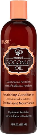 Hask Monoi Coconut Oil Conditioner Wiederaufbau/Pflege für Alle Haartypen 355ml