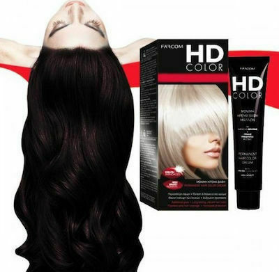 Farcom HD Color Set Haarfarbe 4.5 Acacia Dark 60ml