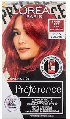 L'Oreal Paris Preference Set Hair Dye 8.624 Bright Red 60ml