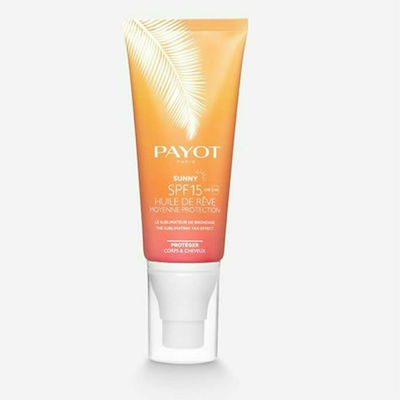 Payot Sunny Huile De Reve Hair Sunscreen Oil for the Body SPF15 in Spray 100ml