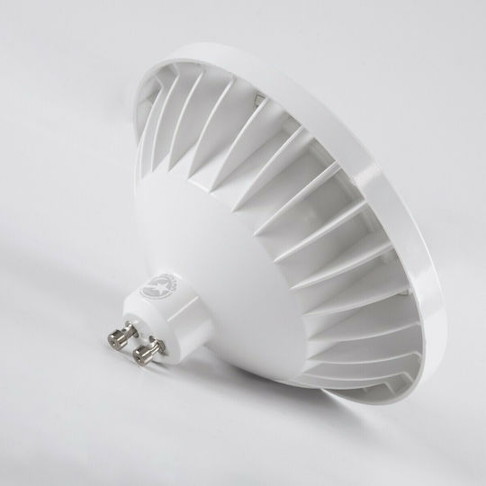 GloboStar LED Bulb 12W 70mm for Socket GU10 and Shape AR111 Warm White 1320lm Dimmable