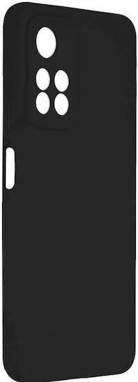 Senso Liquid Back Cover Σιλικόνης Μαύρο (Redmi Note 11 / 11S 4G)