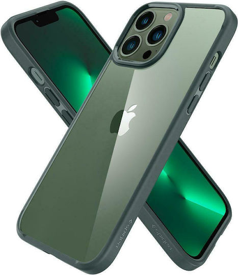 Spigen Ultra Hybrid Back Cover Plastic 2mm Midnight Green (iPhone 13 Pro)