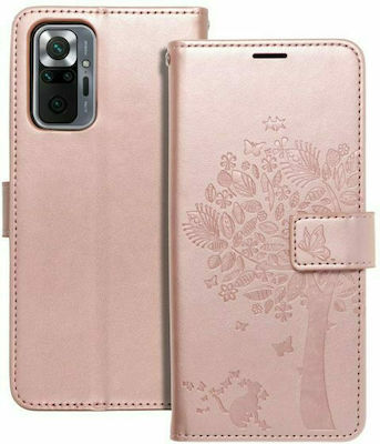 Forcell Mezzo Plastic Book Tree Rose Gold (Redmi Note 10 Pro)