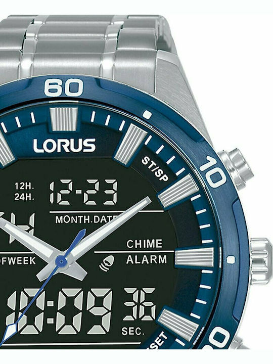 Lorus Ρολόι Μπαταρίας με Μεταλλικό Μπρασελέ