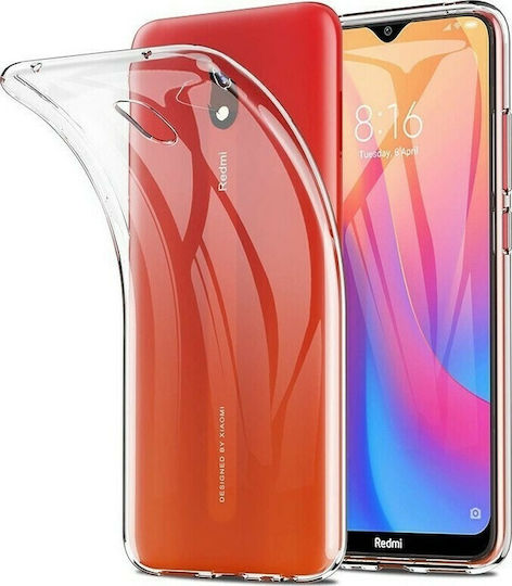 Back Cover Σιλικόνης 1.8mm Διάφανο (Redmi 8A)