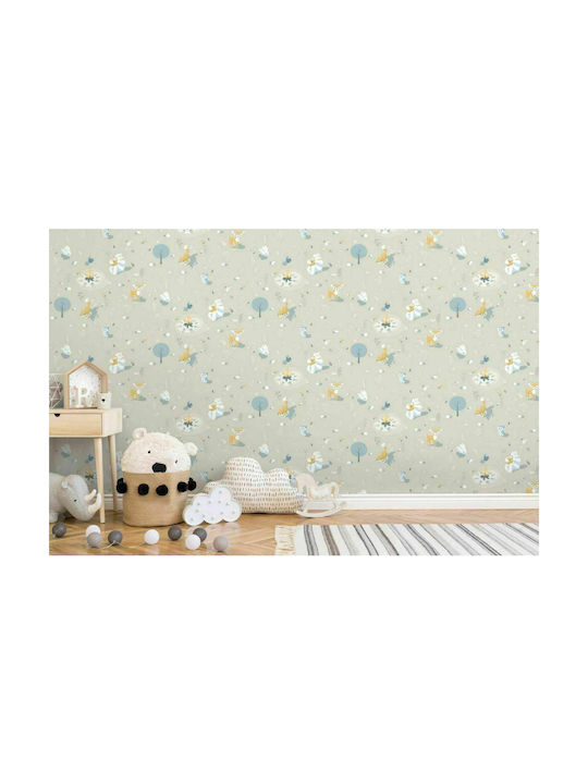 Ugepa Kids Wallpaper Fabric Campfire L53xH1000εκ.